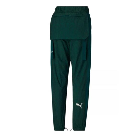 Puma Womens Stewie Storm Watch Track Pants Snap On Packable Straps NEW M - Picture 3 of 9